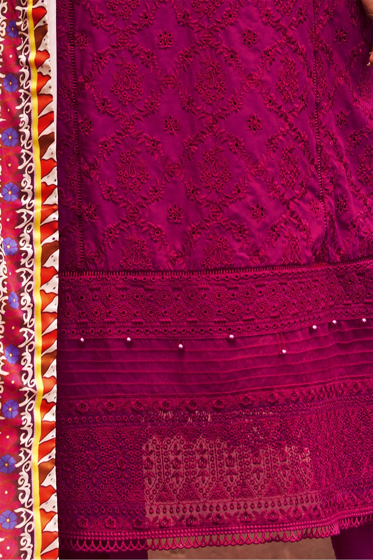 3979-ARZOU EMBROIDERED LAWN STITCHED