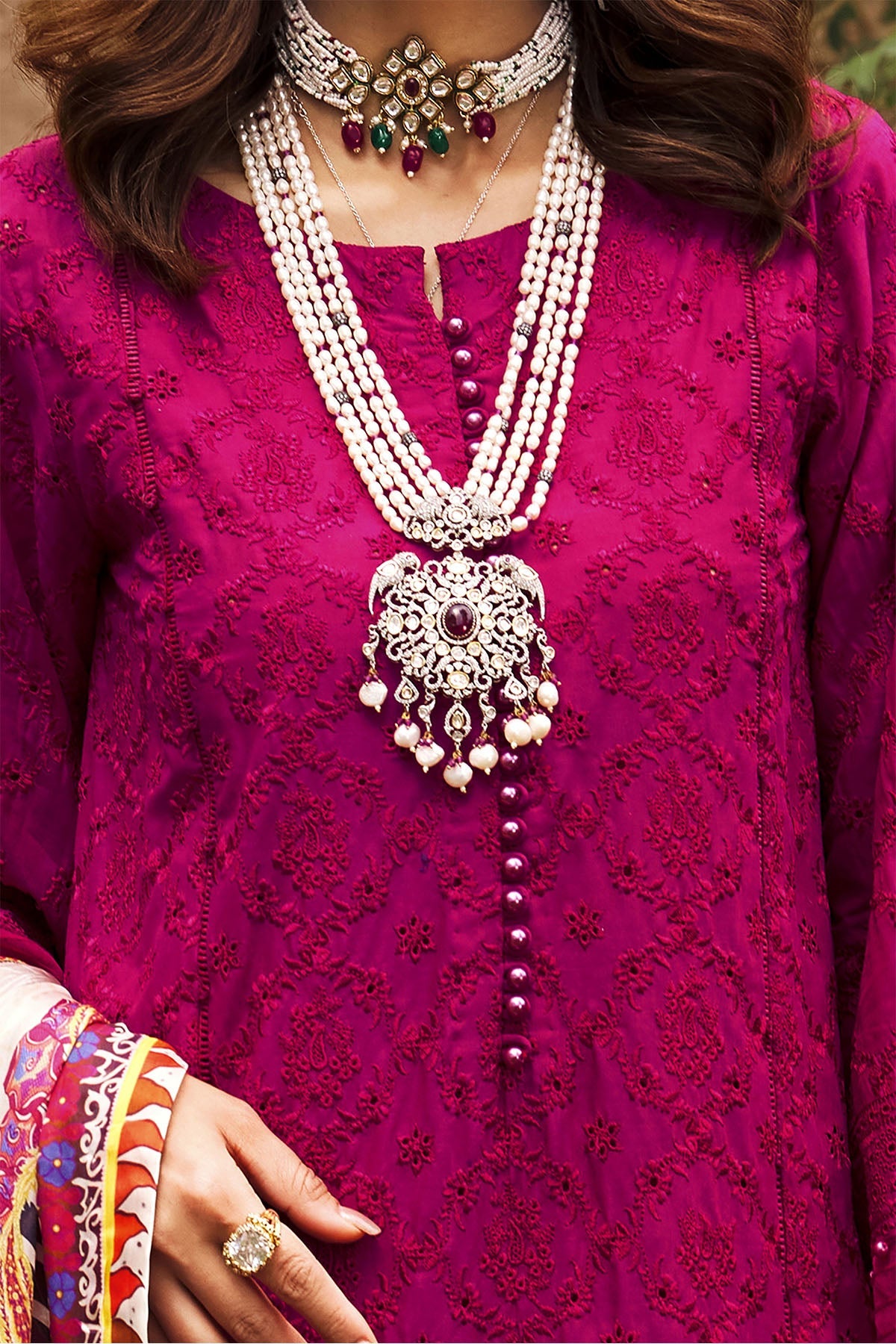 3979-ARZOU EMBROIDERED LAWN STITCHED