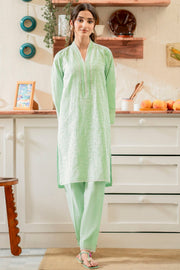 3993-DURRIYAH EMBROIDERED LAWN STITCHED