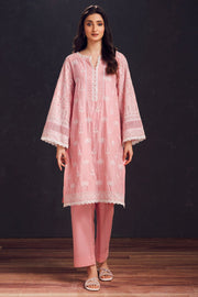 3995-PINK SCHIFFLI EMBROIDERED LAWN STITCHED
