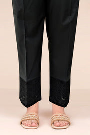 4028-BLACK EMBROIDERED COTTON STITCHED