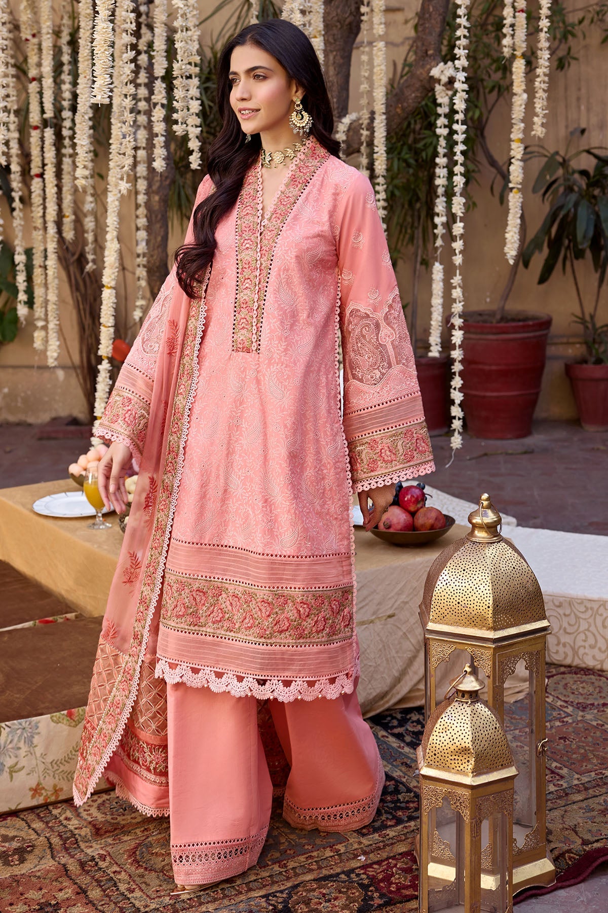 4041-ZAIB EMBROIDERED LAWN STITCHED