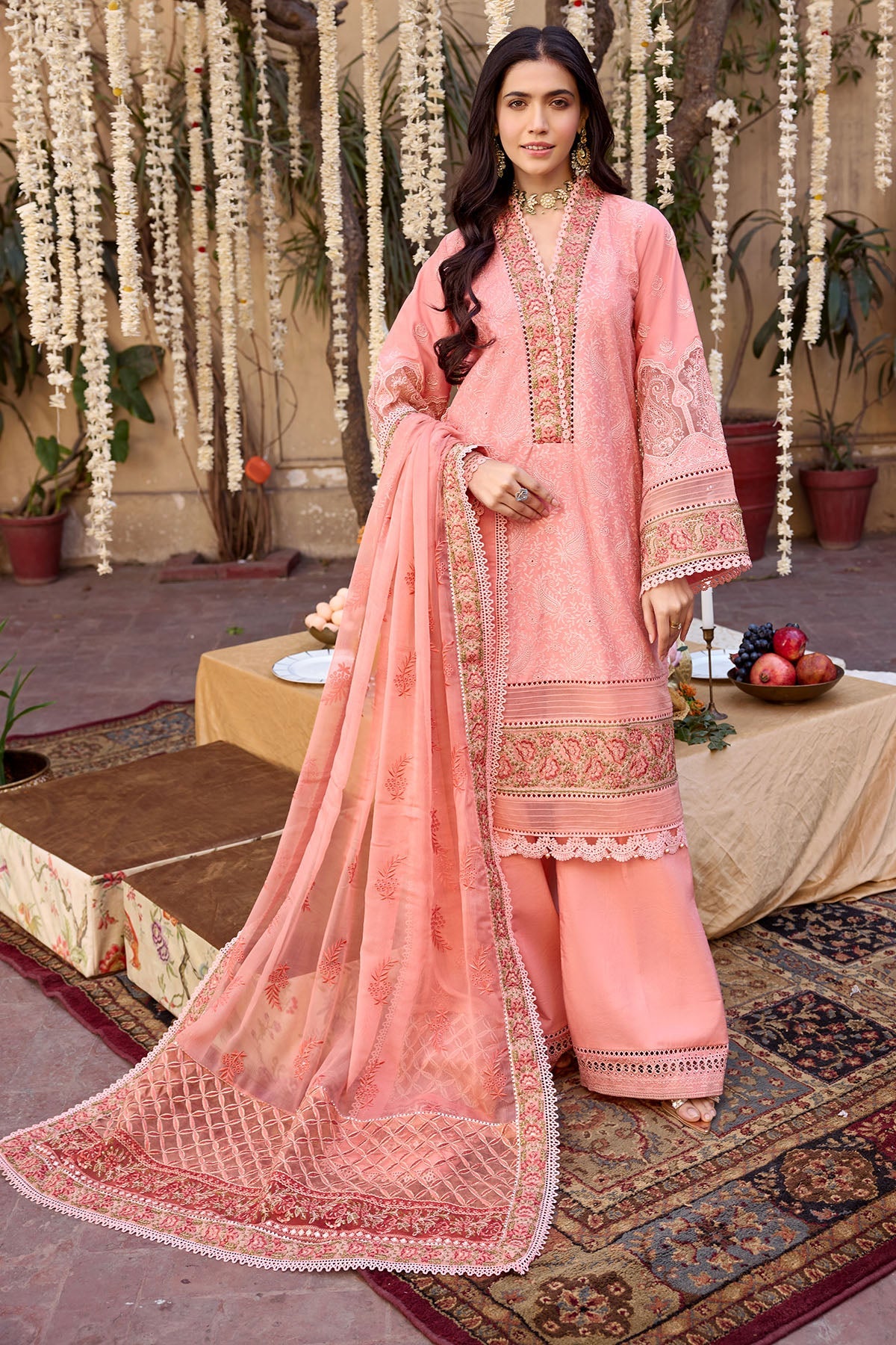 4041-ZAIB EMBROIDERED LAWN STITCHED