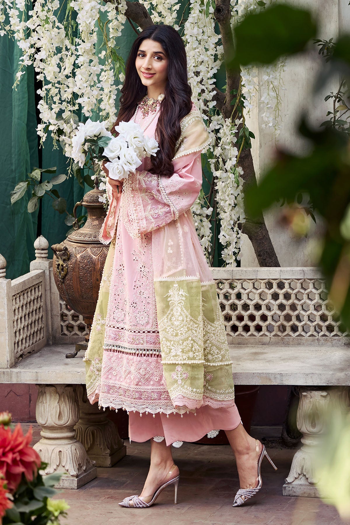 4045-ZILLE EMBROIDERED LAWN UNSTITCHED