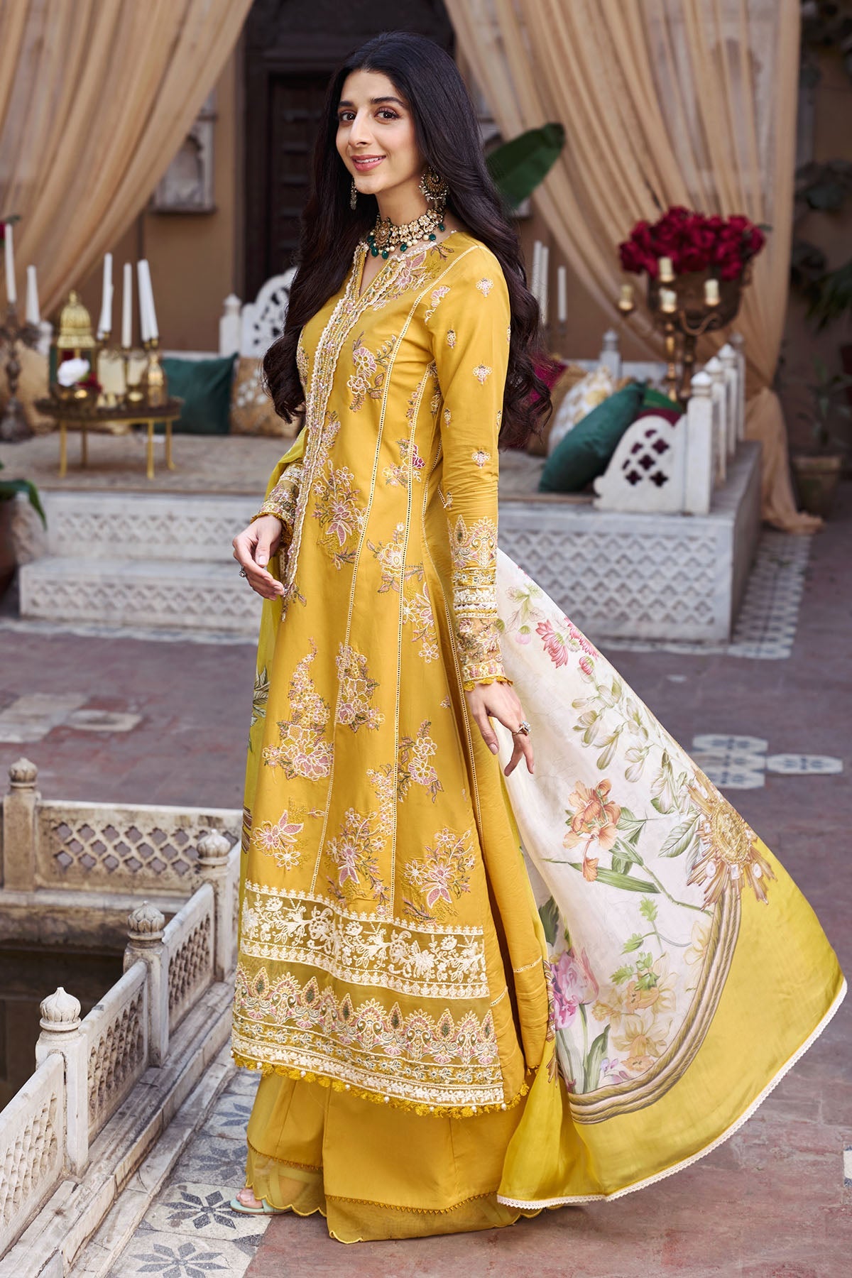 4046-AVA EMBROIDERED LAWN UNSTITCHED