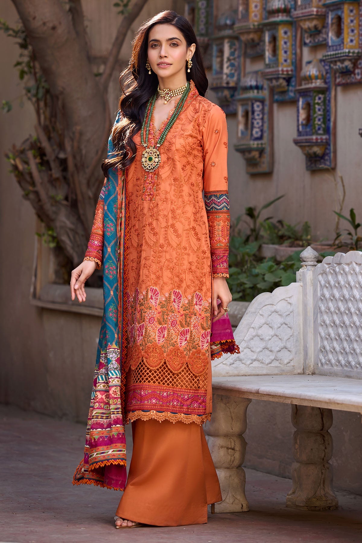 4058-HAZEL EMBROIDERED LAWN UNSTITCHED