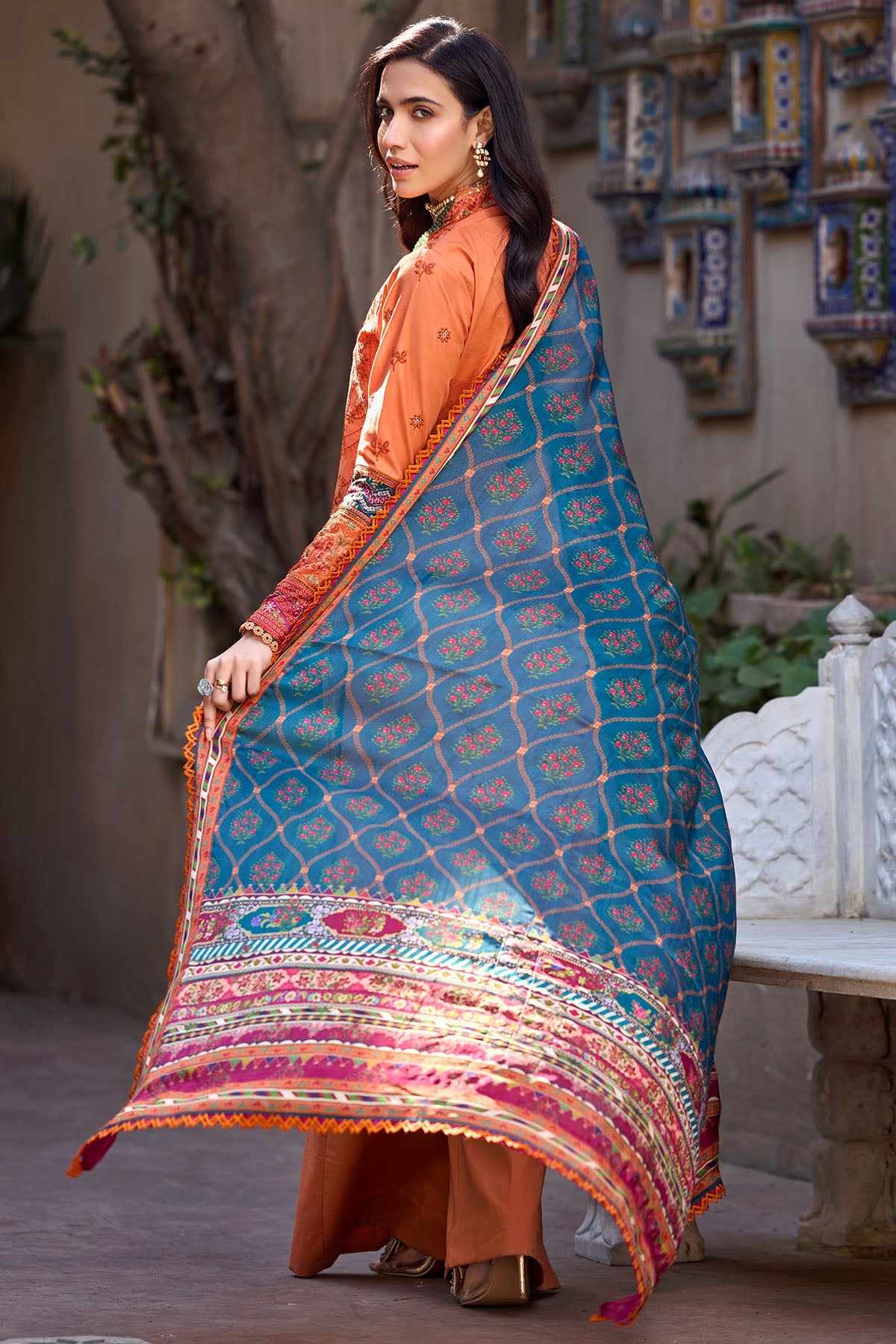4058-HAZEL EMBROIDERED LAWN UNSTITCHED