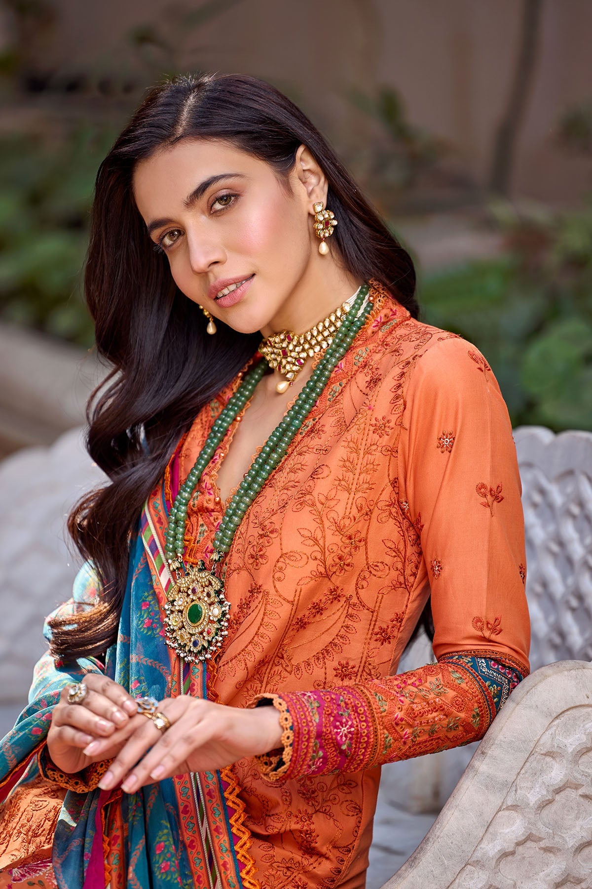 4058-HAZEL EMBROIDERED LAWN UNSTITCHED