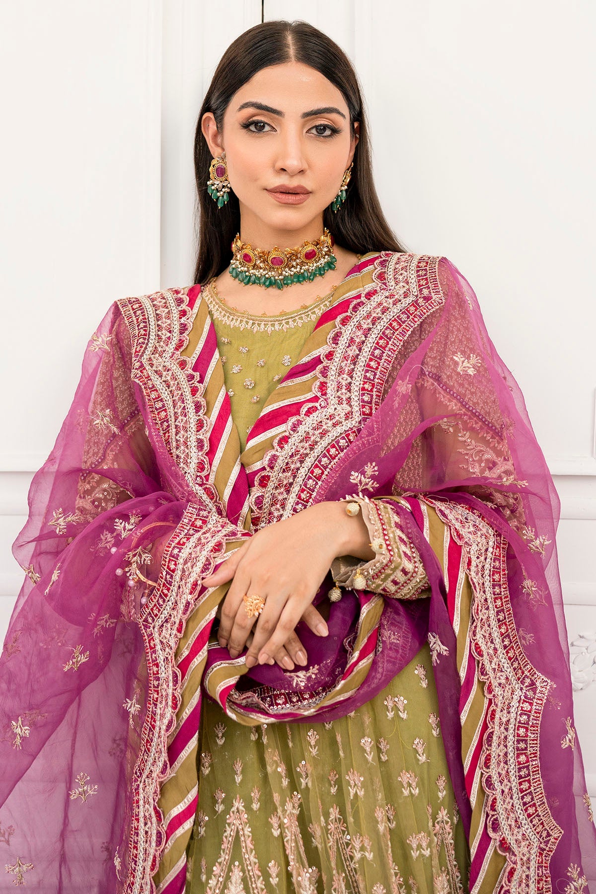 4115-ELLA EMBROIDERED SILK NET UNSTITCHED