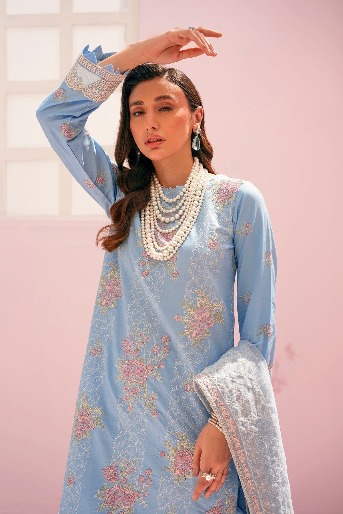 4158-ERIS EMBROIDERED LAWN UNSTITCHED