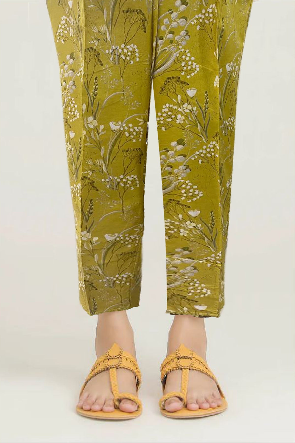 4186-PRINT-A PRINTED TROUSER STITCHED