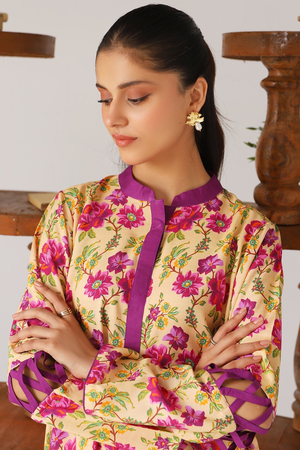 4261-PRINT-A DIGITAL PRINTED LINEN STITCHED