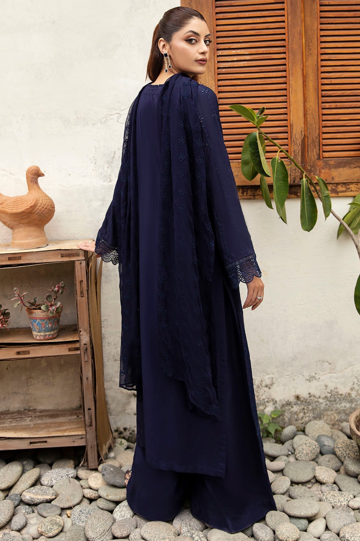 4269-AURELIA EMBROIDERED LINEN STITCHED