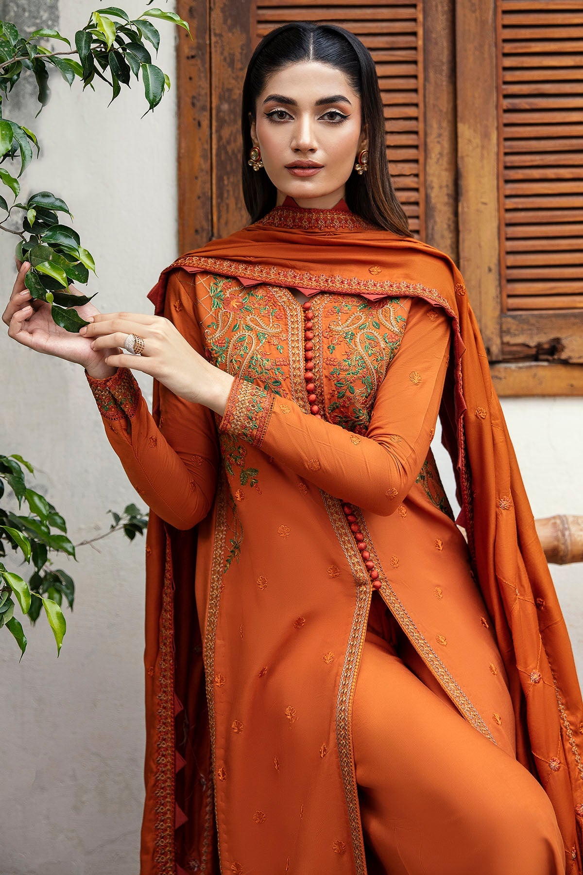 4273-RIMA EMBROIDERED LINEN UNSTITCHED