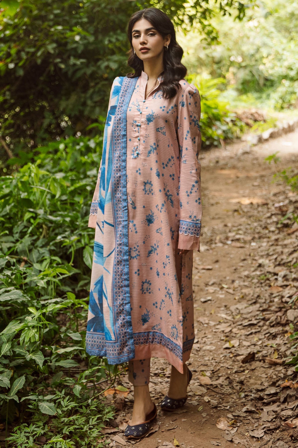 4341-CARNELIAN DIGITAL PRINTED KHADDAR UNSTITCHED