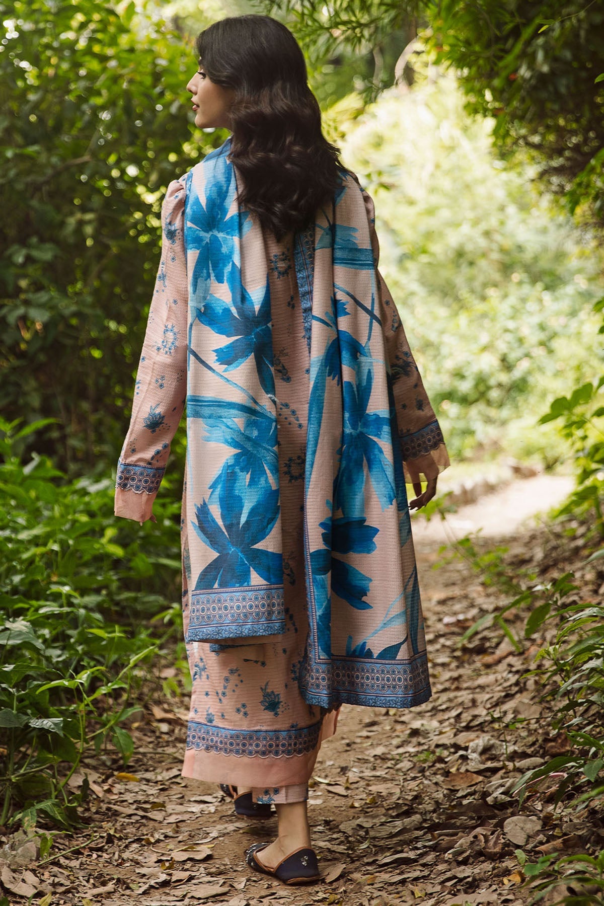 4341-CARNELIAN DIGITAL PRINTED KHADDAR UNSTITCHED