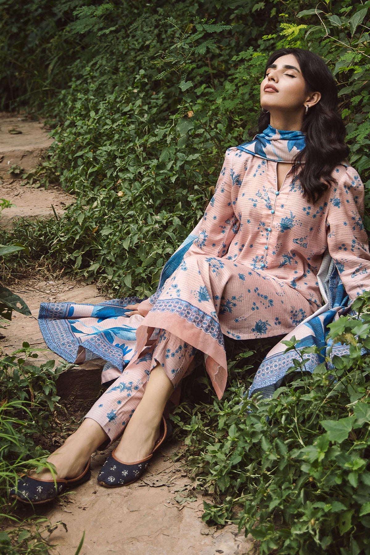 4341-CARNELIAN DIGITAL PRINTED KHADDAR UNSTITCHED