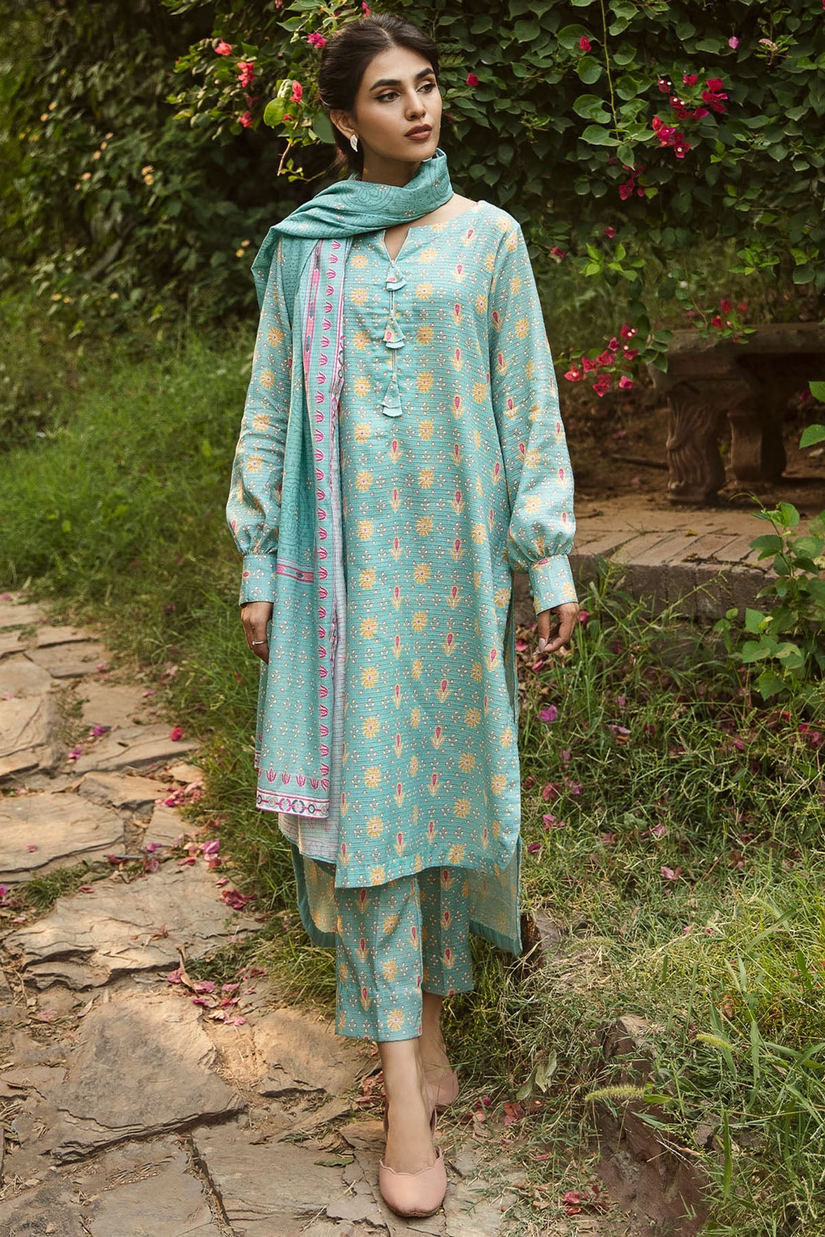4342-PERIDOT DIGITAL PRINTED KHADDAR UNSTITCHED