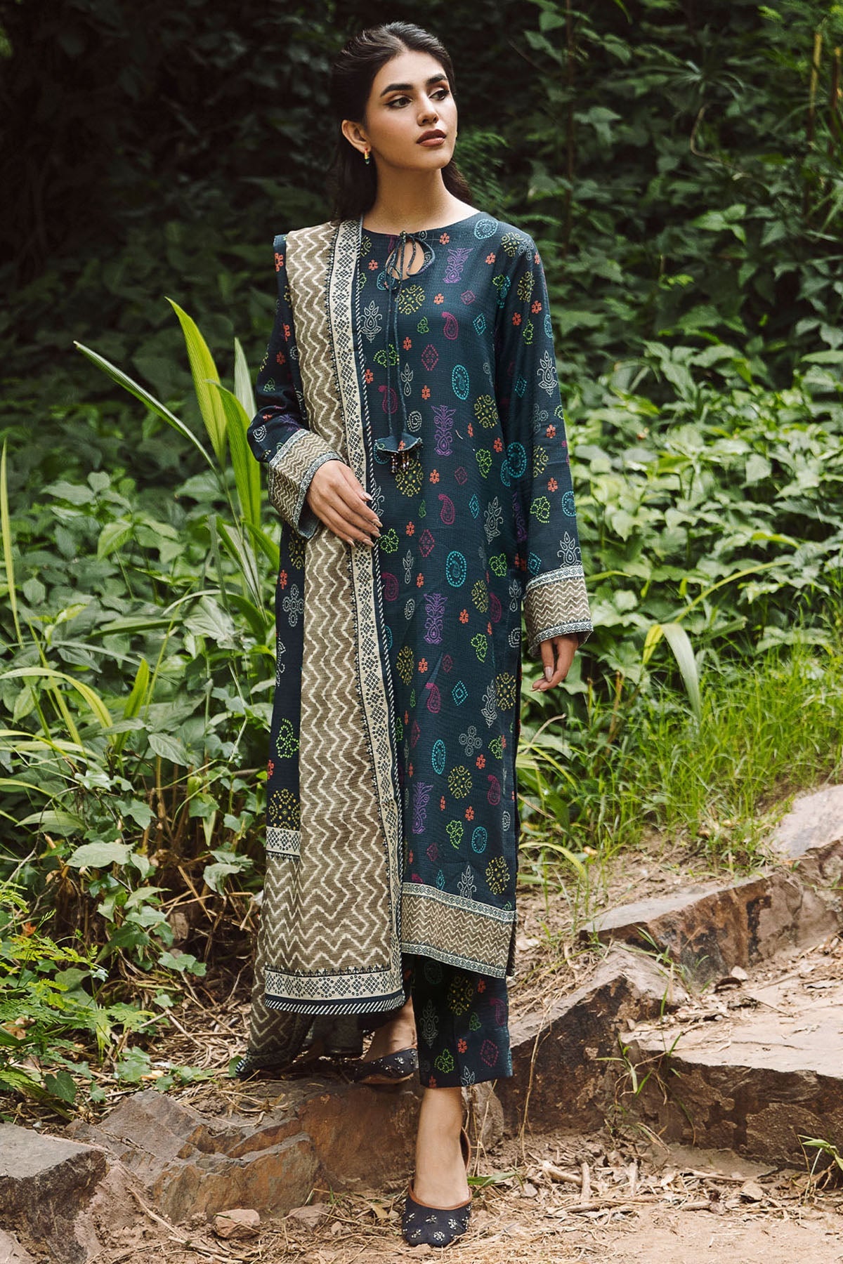 4345-OBSIDIAN DIGITAL PRINTED KHADDAR UNSTITCHED
