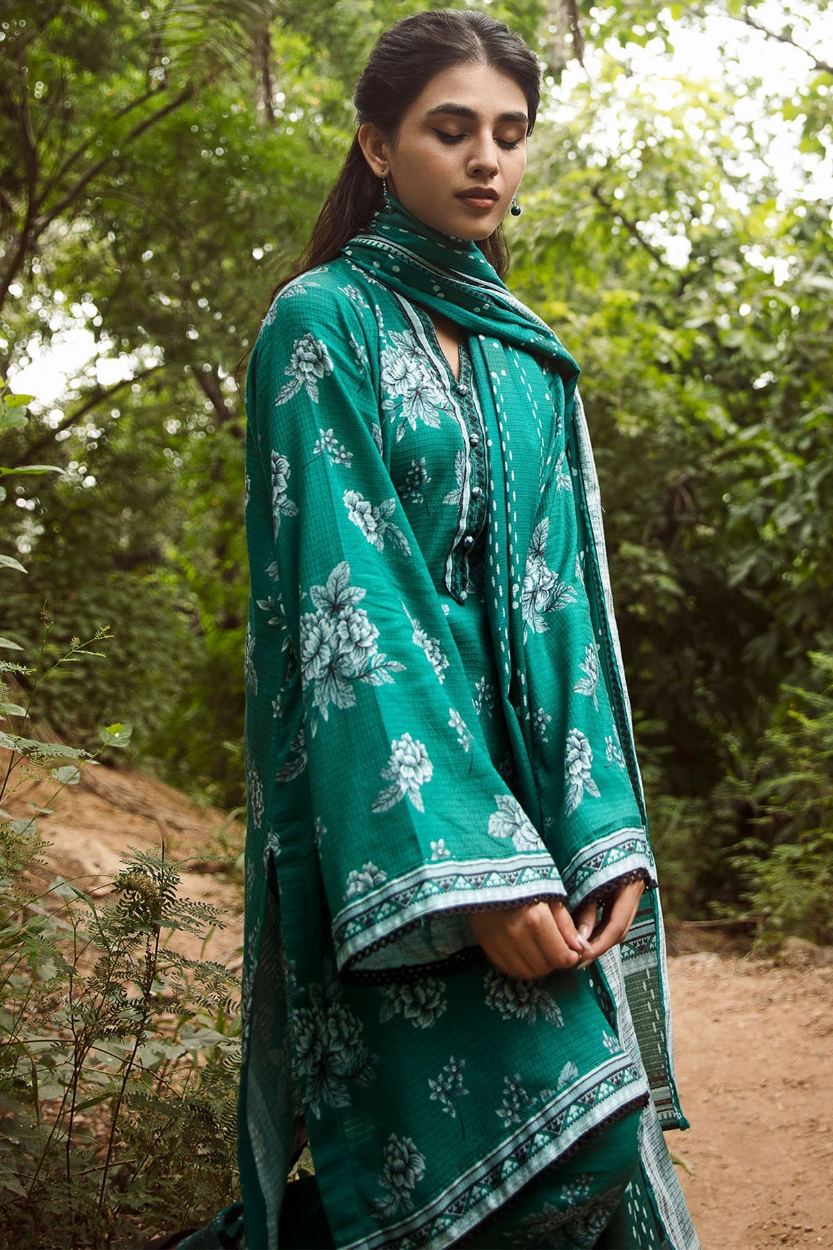 4350-MARVI DIGITAL PRINTED KHADDAR UNSTITCHED
