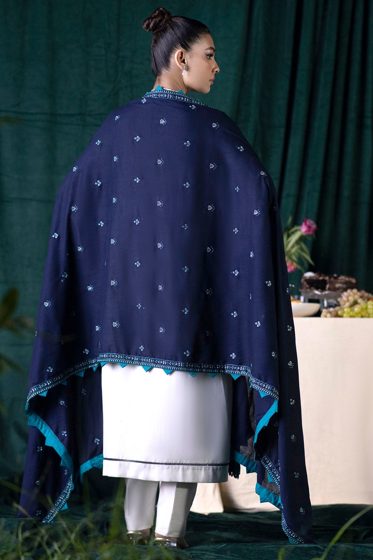 4354-IZMA EMBROIDERED KHADDAR UNSTITCHED