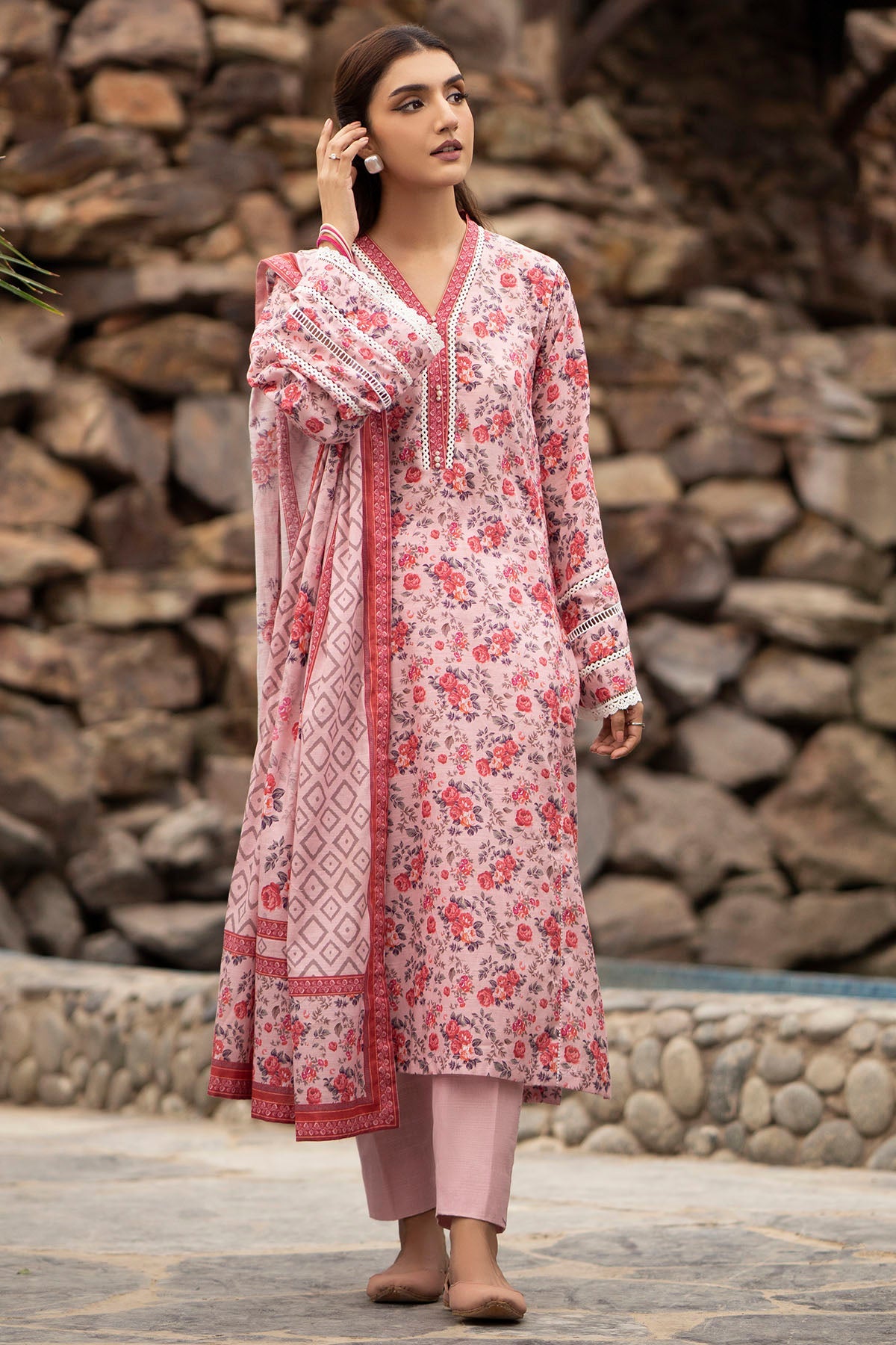 4363-AHANA DIGITAL PRINTED KHADDAR UNSTITCHED
