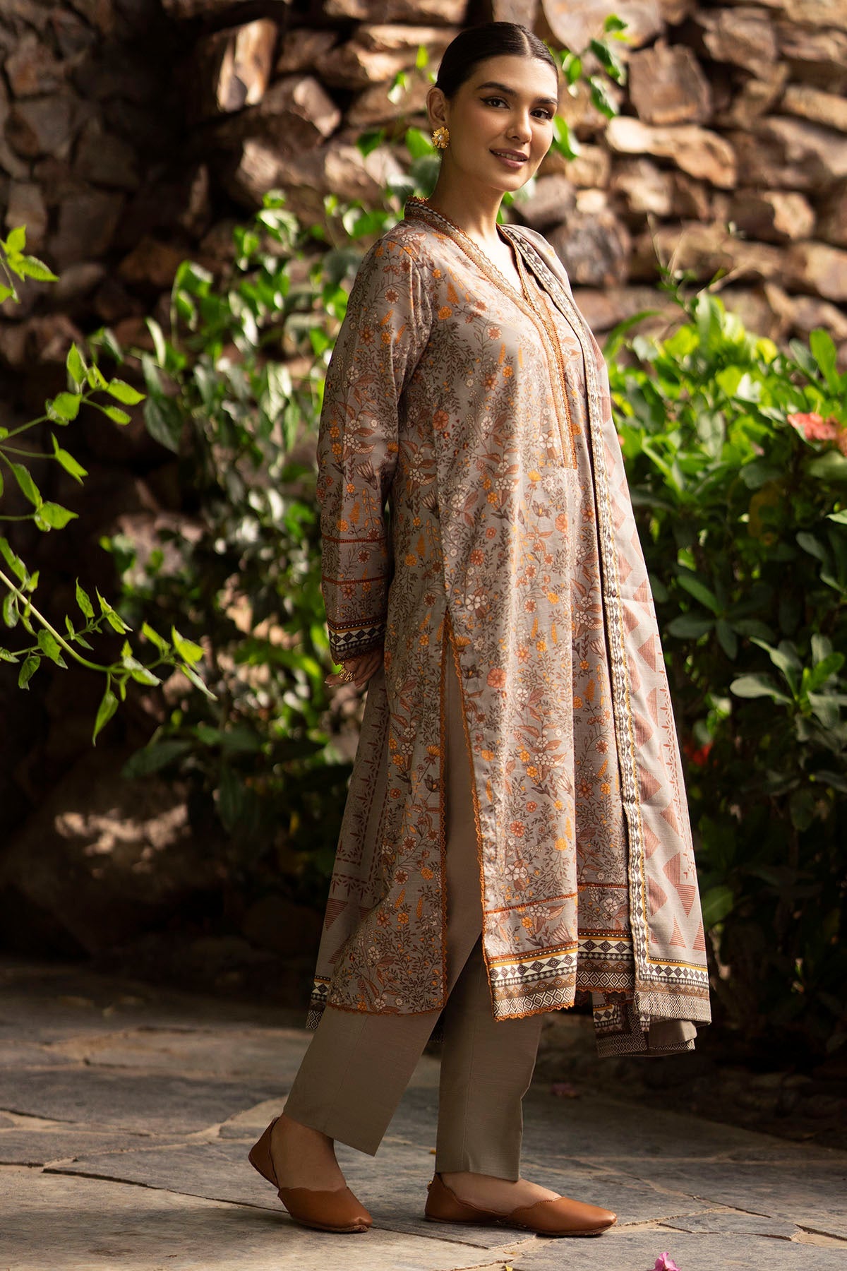 4365-ROSALIE DIGITAL PRINTED KHADDAR UNSTITCHED