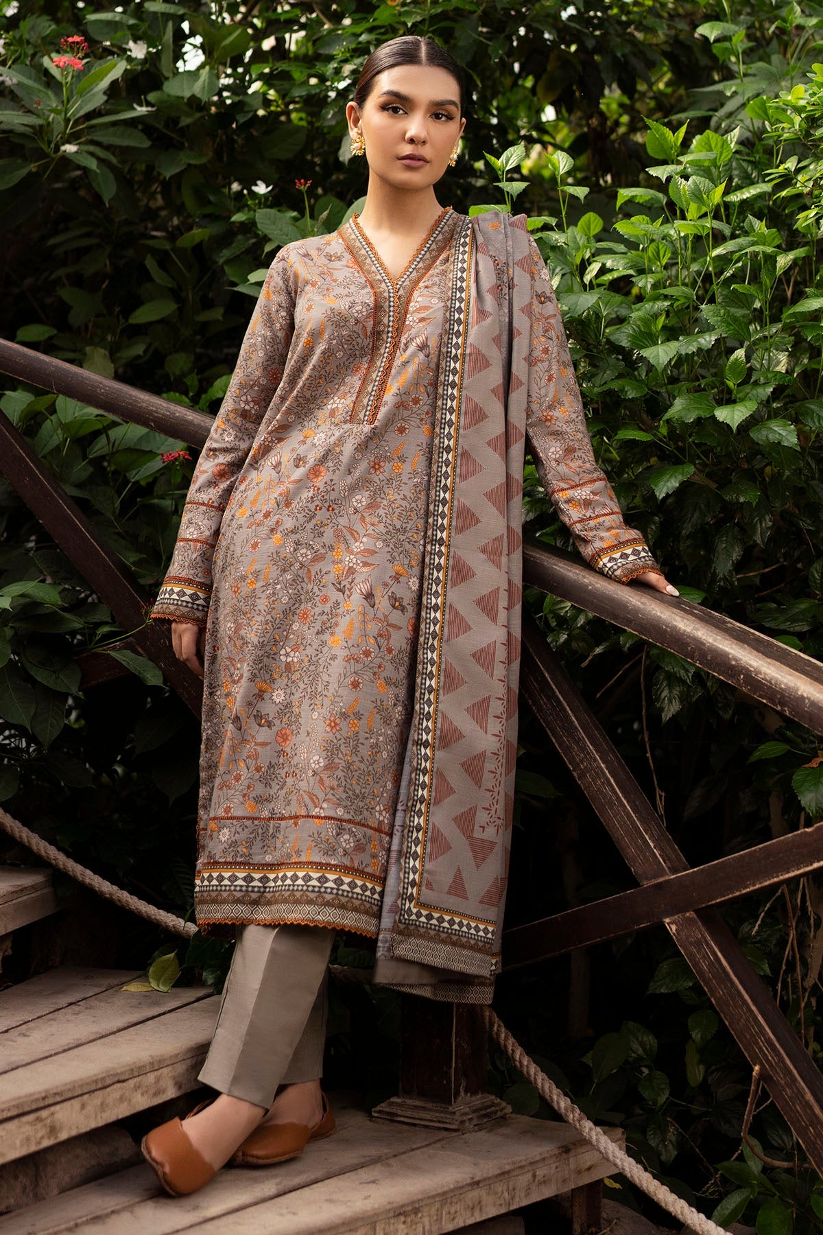 4365-ROSALIE DIGITAL PRINTED KHADDAR UNSTITCHED