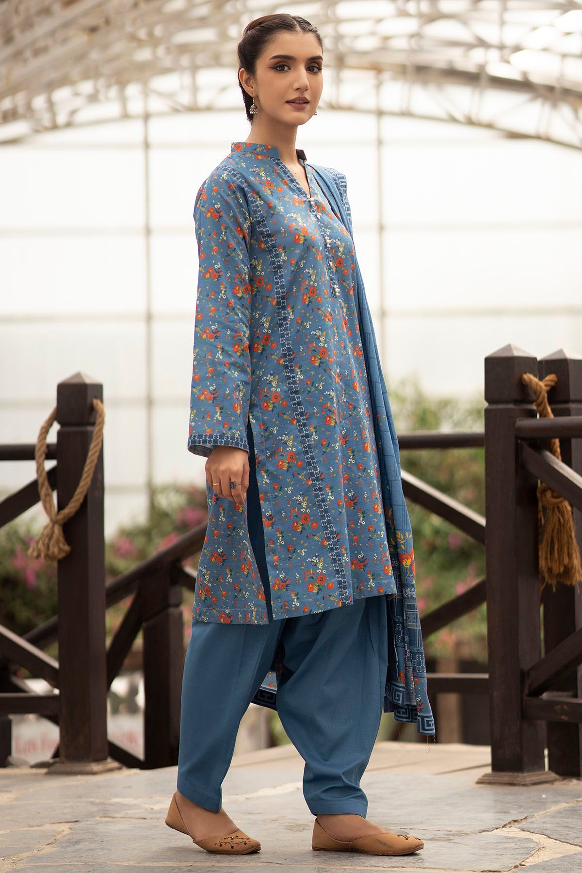 4366-NOIR DIGITAL PRINTED KHADDAR UNSTITCHED