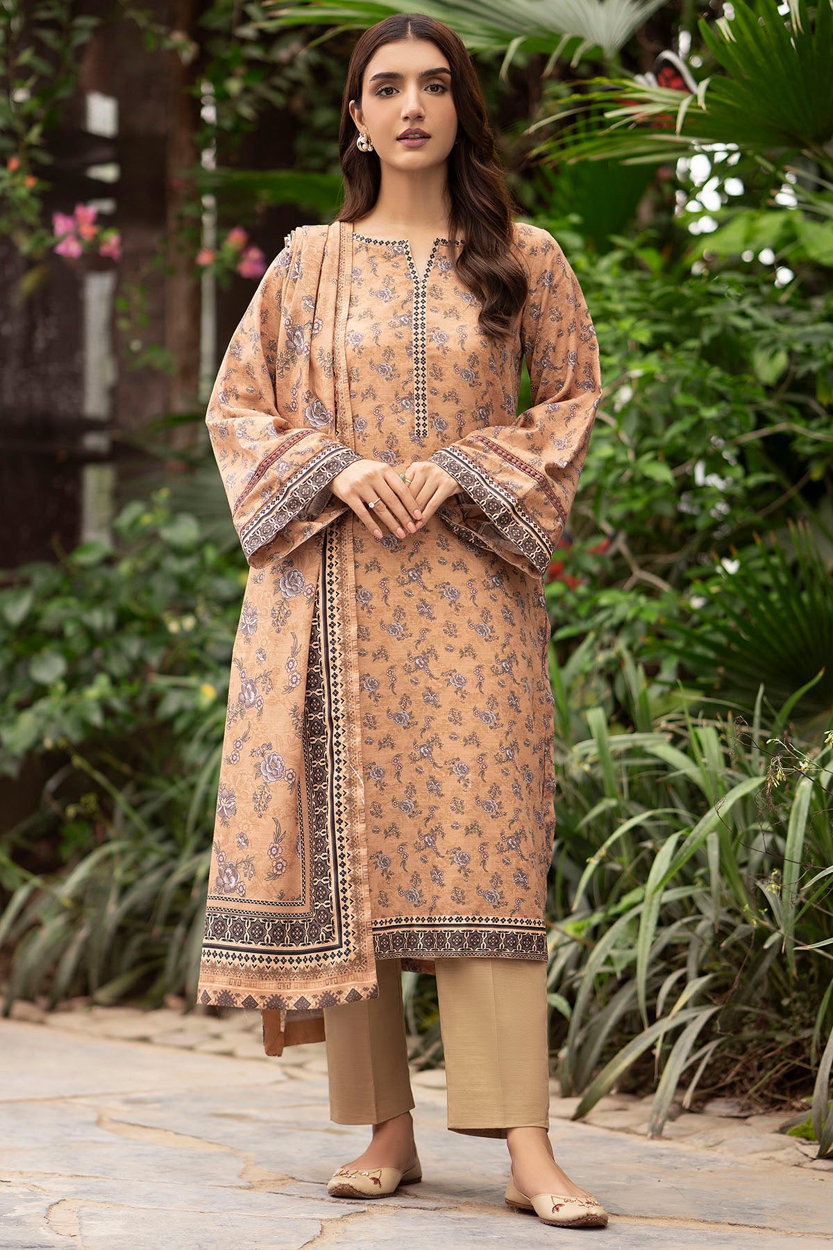 4370-OPALINE DIGITAL PRINTED KHADDAR UNSTITCHED