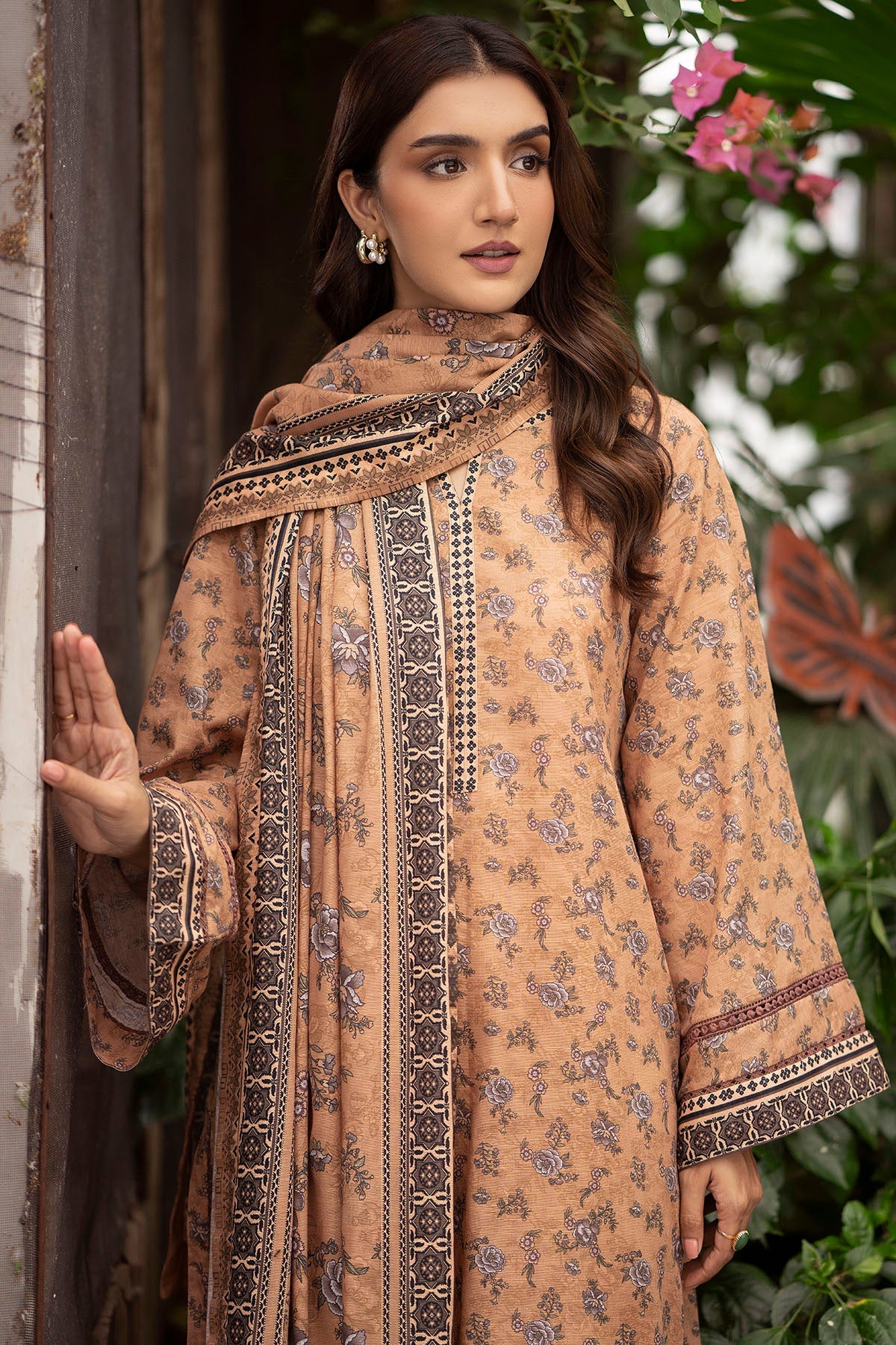 4370-OPALINE DIGITAL PRINTED KHADDAR UNSTITCHED