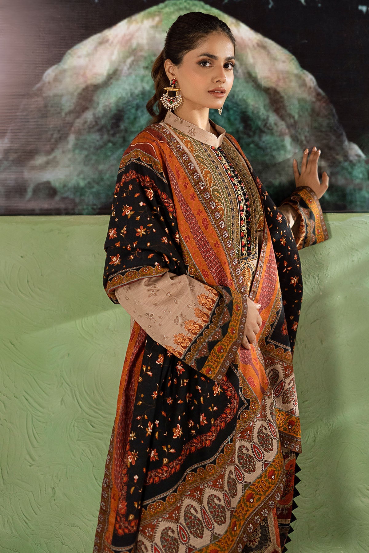 4382-NOORI DIGITAL PRINTED KHADDAR UNSTITCHED