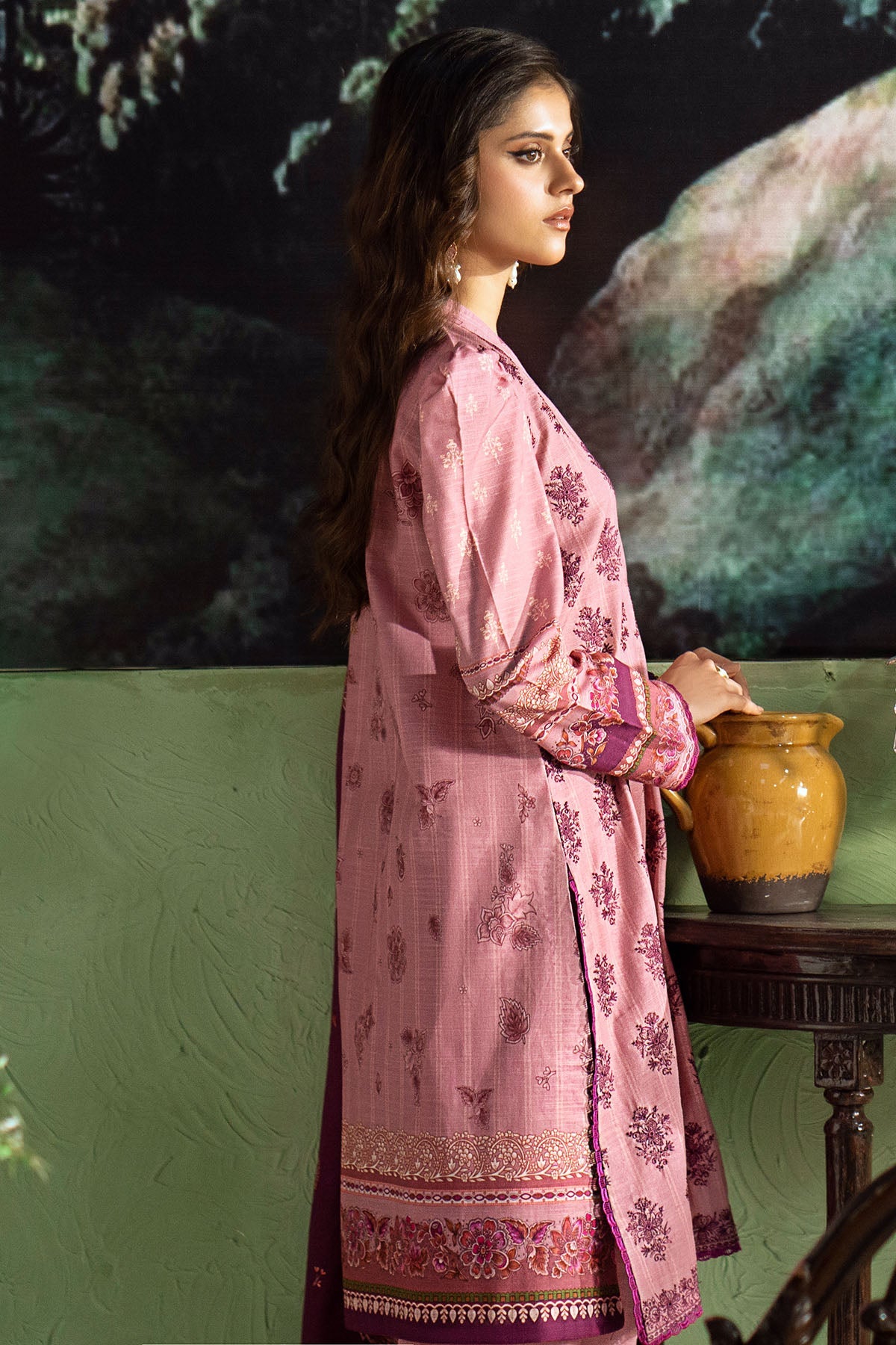 4386-SHAADMANI DIGITAL PRINTED KHADDAR UNSTITCHED
