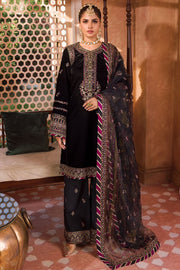4404-FINCH EMBROIDERED VELVET STITCHED