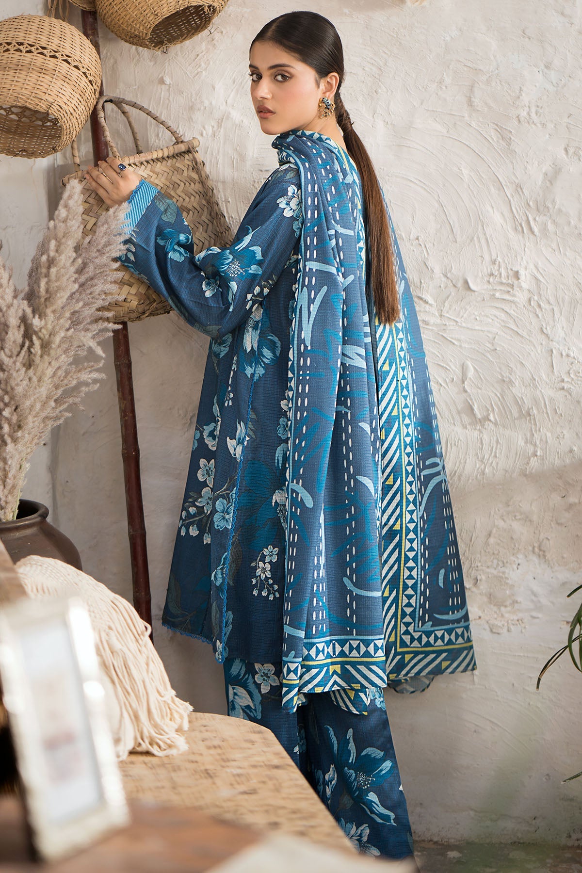 4411-DASTAAN DIGITAL PRINTED KHADDAR UNSTITCHED