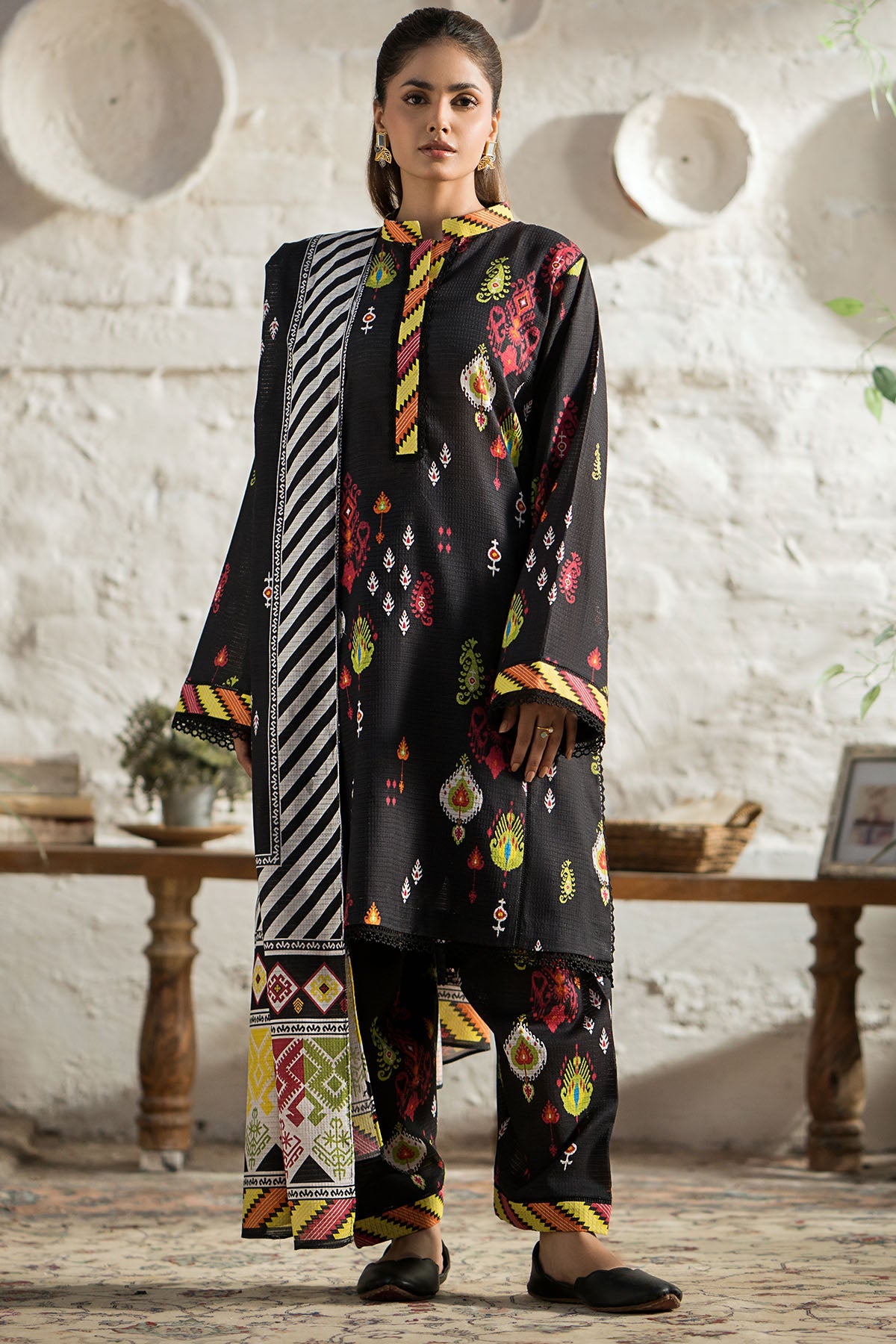 4413-QURBAT DIGITAL PRINTED KHADDAR UNSTITCHED