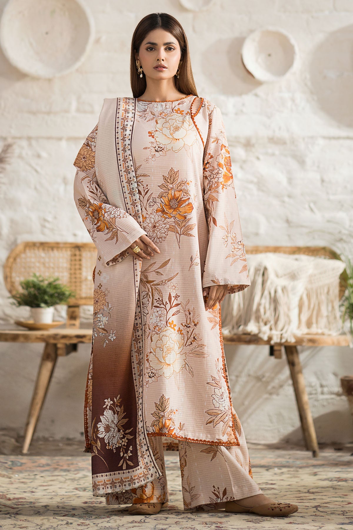 4418-HUSSNE-JAVDAAN DIGITAL PRINTED KHADDAR UNSTITCHED