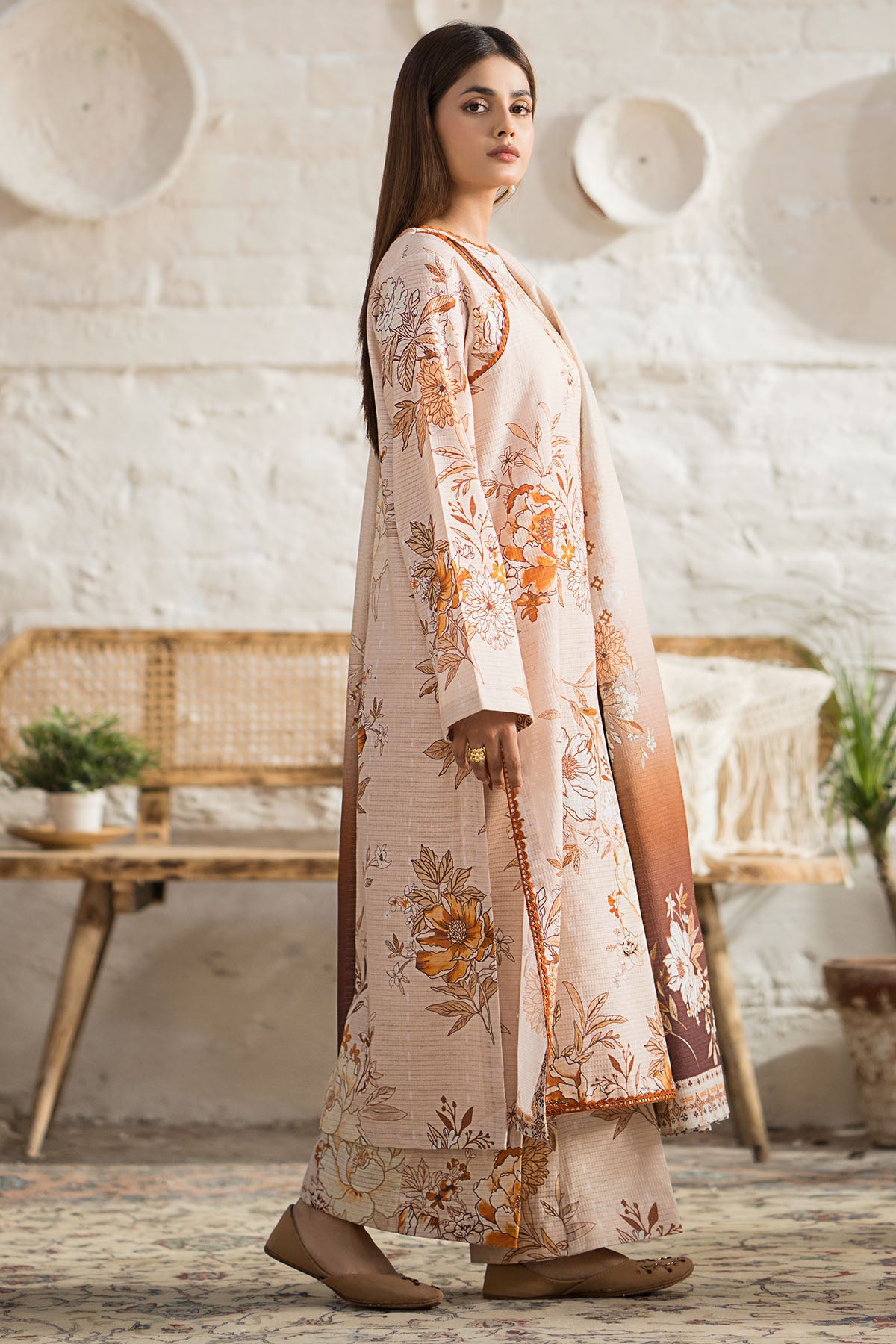 4418-HUSSNE-JAVDAAN DIGITAL PRINTED KHADDAR UNSTITCHED