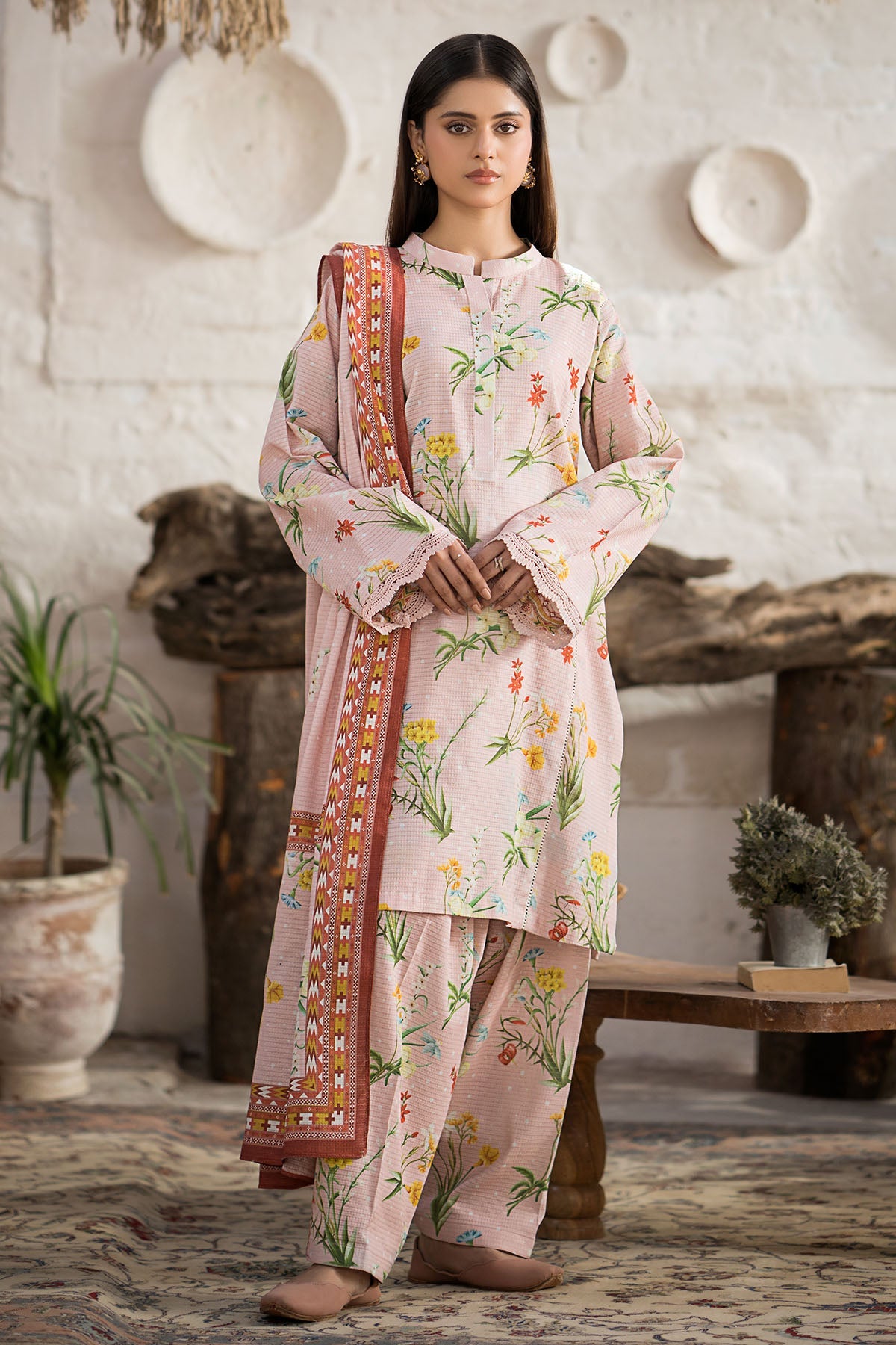 4420-SHAH-ZOR DIGITAL PRINTED KHADDAR UNSTITCHED