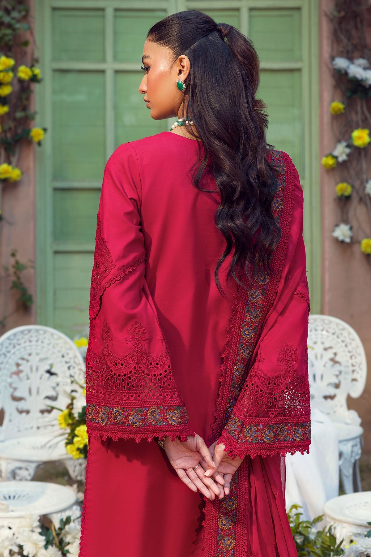 4425-ZOHRA-JABEEN EMBROIDERED LAWN STITCHED