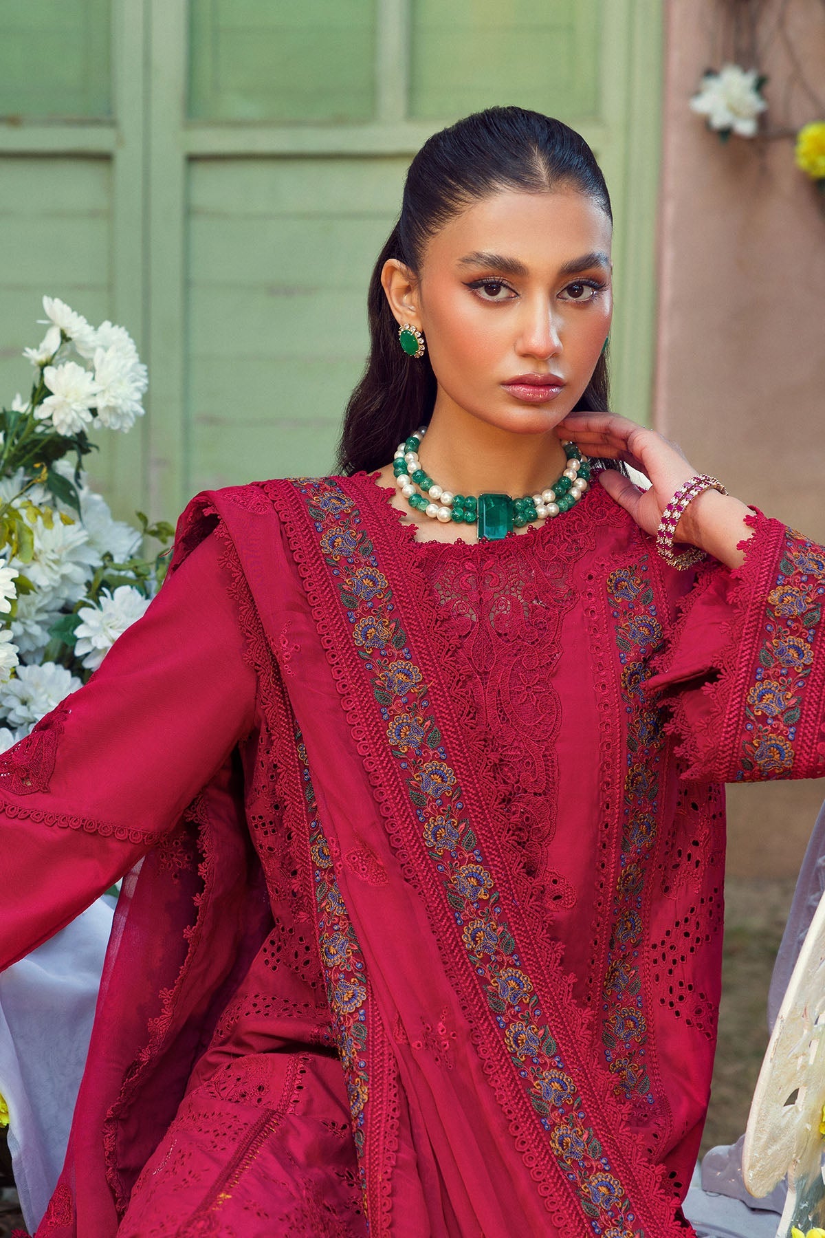 4425-ZOHRA-JABEEN EMBROIDERED LAWN STITCHED