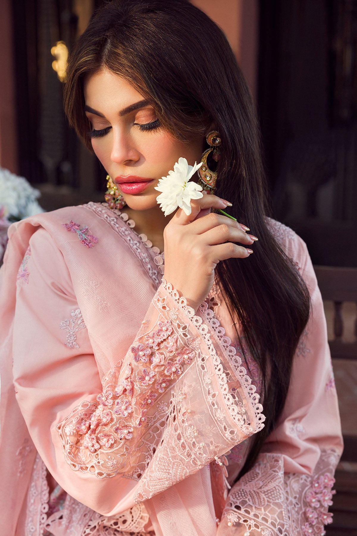 4428-HUDA EMBROIDERED LAWN STITCHED