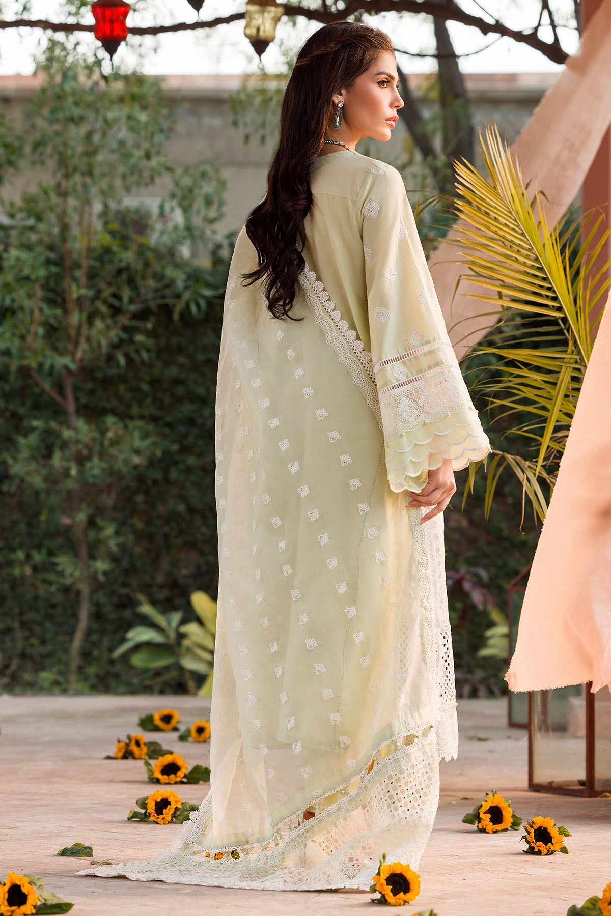4432-BENAZIR EMBROIDERED LAWN STITCHED