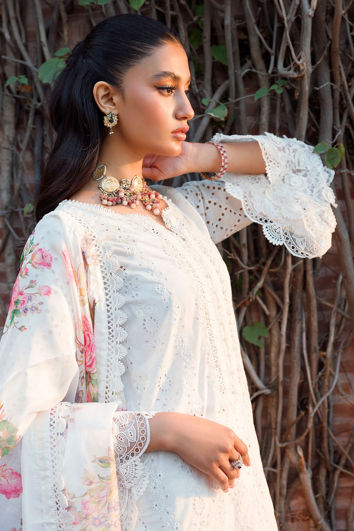 4436-RUKAIYAH EMBROIDERED LAWN UNSTITCHED