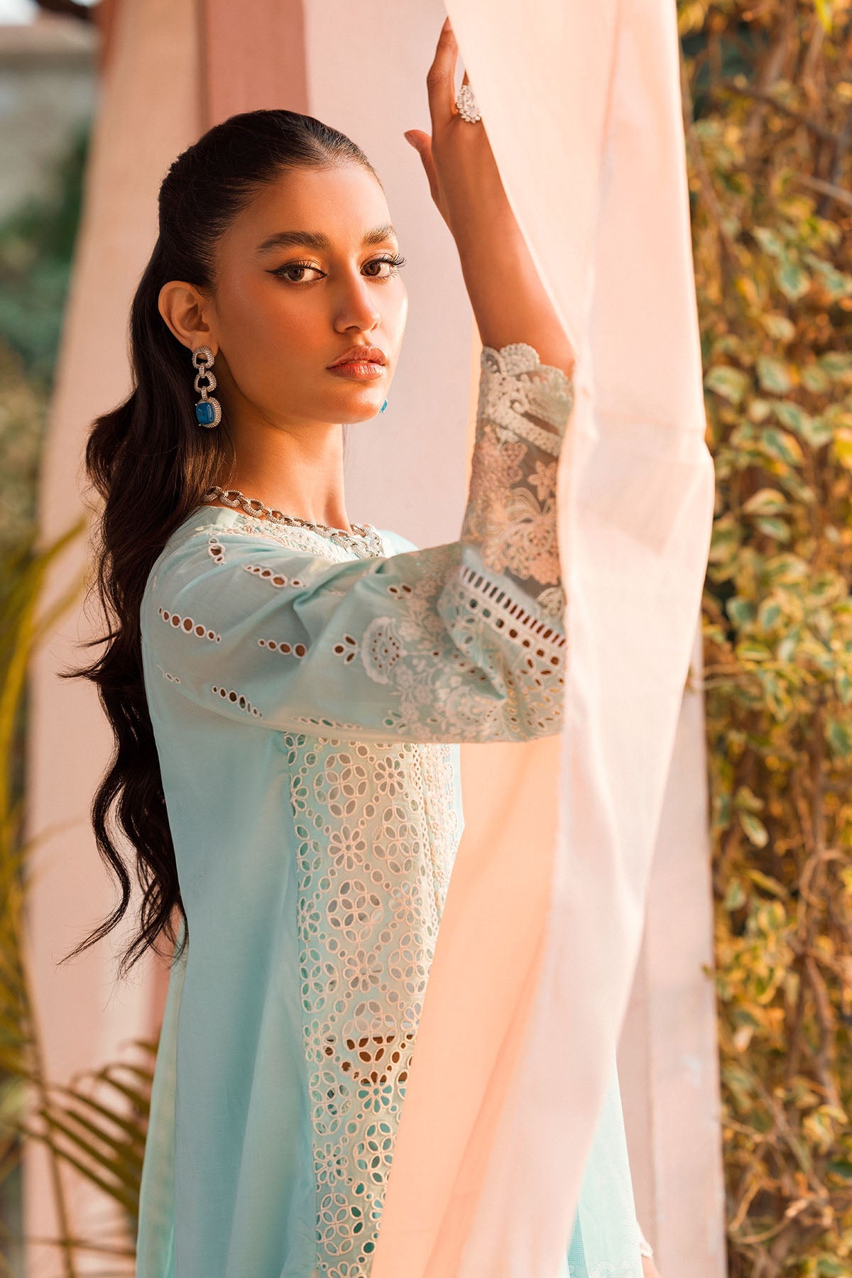 4438-ZOHRA EMBROIDERED LAWN STITCHED