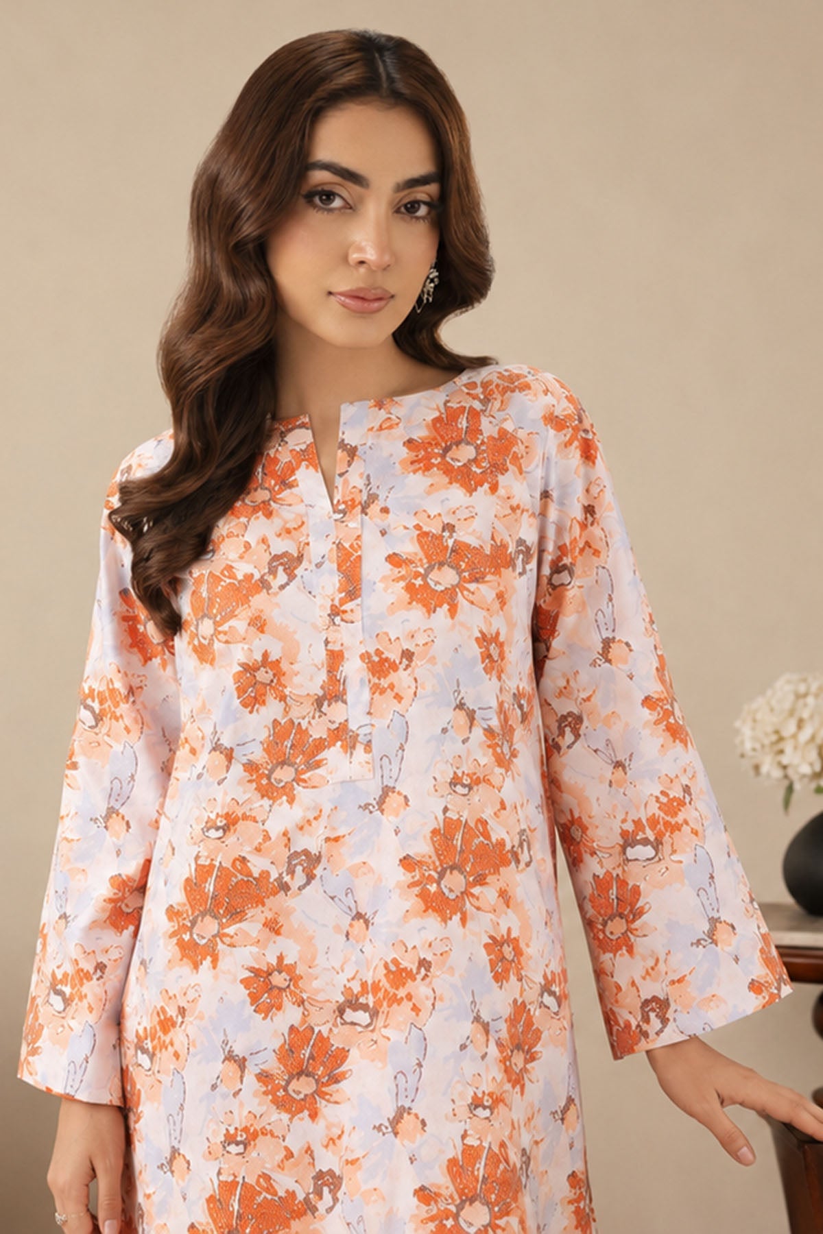 4556-JUJU DIGITAL PRINTED LAWN STITCHED