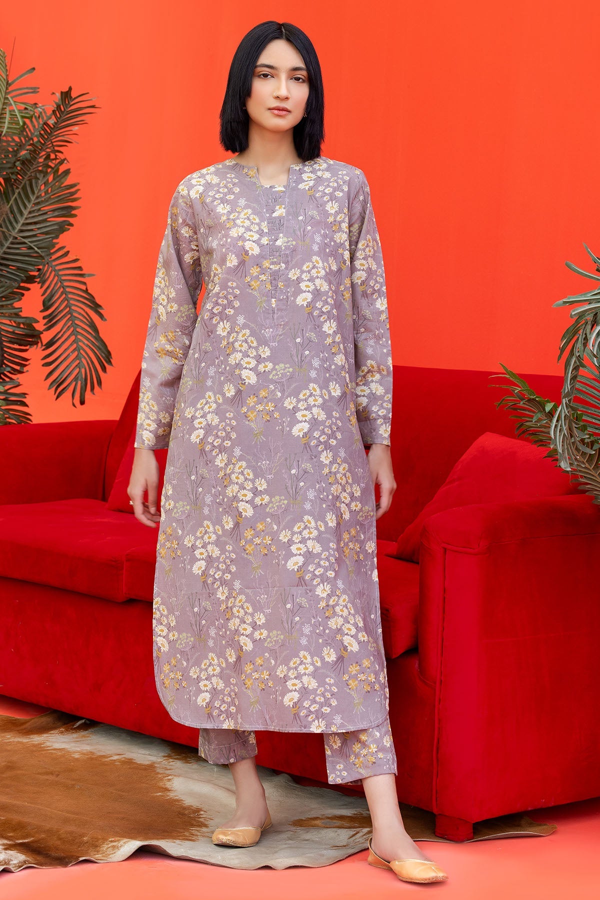 4563-SYRA DIGITAL PRINTED LAWN STITCHED