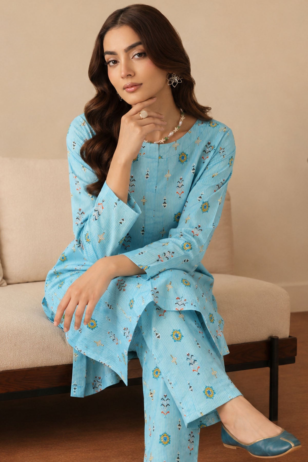 4564-SILA DIGITAL PRINTED LAWN STITCHED