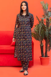 4565-ORCHID DIGITAL PRINTED LAWN STITCHED