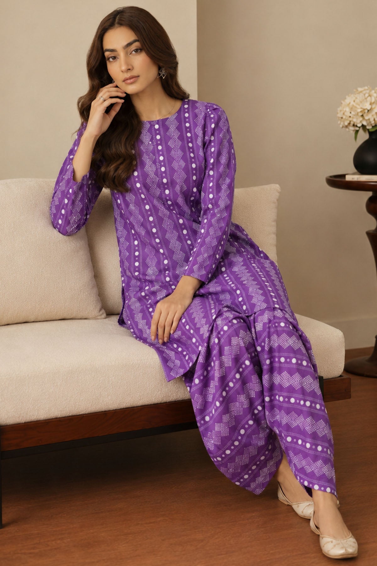 4567-AMAYA DIGITAL PRINTED LAWN STITCHED